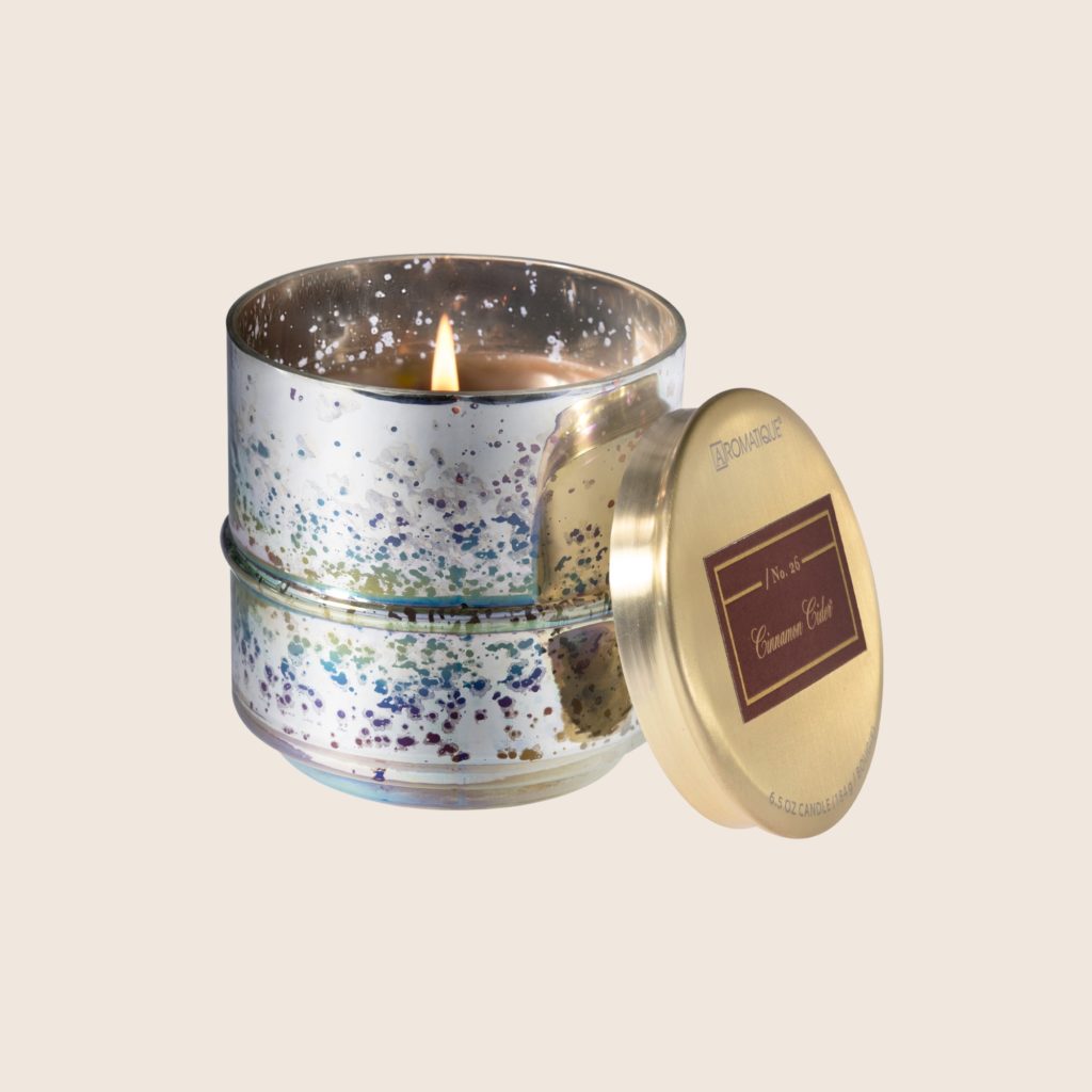 Aromatique Cinnamon Cider Metallic Candle The Mole Hole